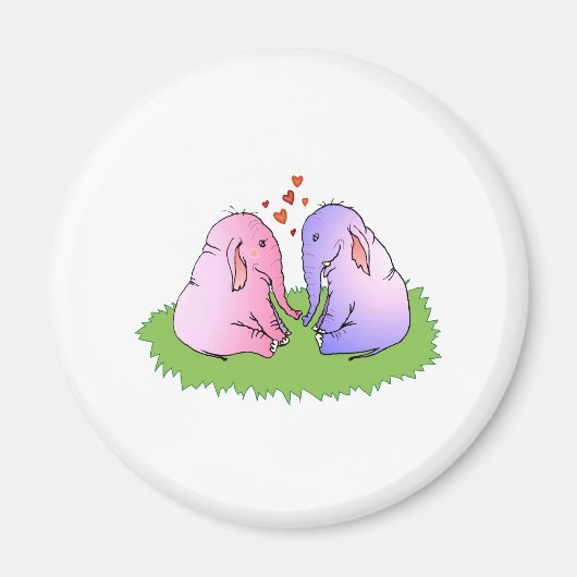 Elephant Love Magneet (Voorkant)