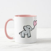 Elephant love mok - roze (Links)