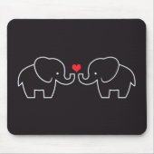 Elephant Love Mousepad Muismat (Voorkant)