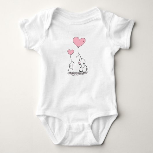 Elephant Love Romper (Voorkant)