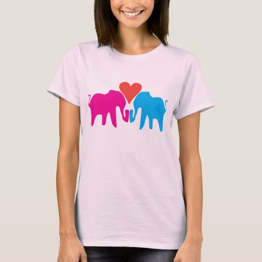Elephant Love T-shirt (Voorkant)