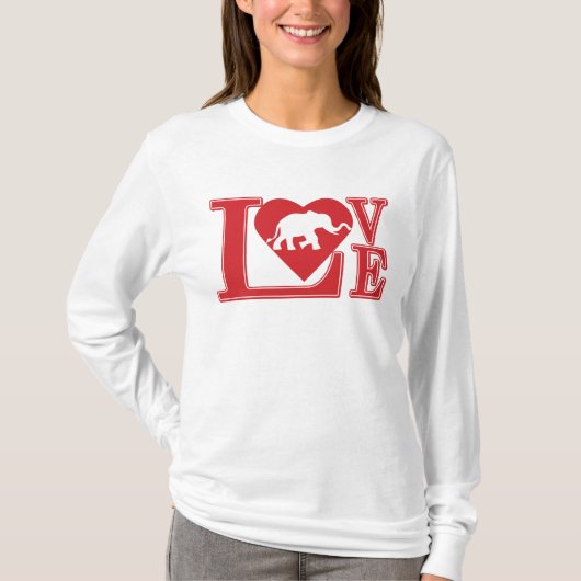 Elephant Love T-shirt (Voorkant)