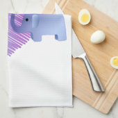 Elephant Love Theedoek (Quarter Fold)