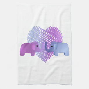 Elephant Love Theedoek