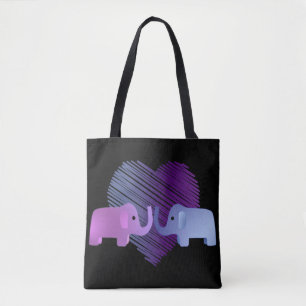 Elephant Love Tote Bag