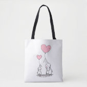 Elephant Love Tote Bag (Voorkant)