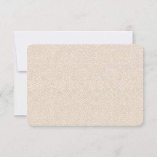 Elephant Love Wedding Rsvp Card (Achterkant)
