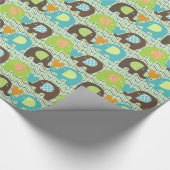 Elephant Love Wrapping Paper Cadeaupapier (Hoek)