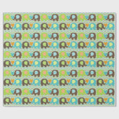 Elephant Love Wrapping Paper Cadeaupapier (Vlak)