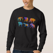 Elephant Lover Cute Wildlife animals Elephant Trui (Voorkant)