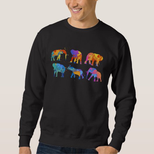 Elephant Lover Cute Wildlife animals Elephant Trui (Voorkant)