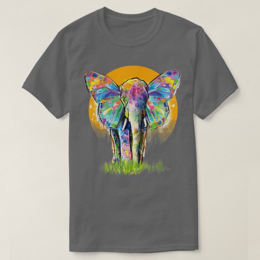 Elephant Lover Graphic Elephant T-shirt (Design voorkant)