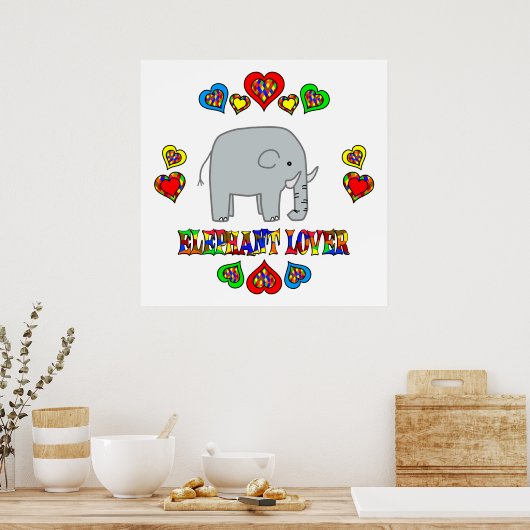 Elephant Lover Poster (Keuken)