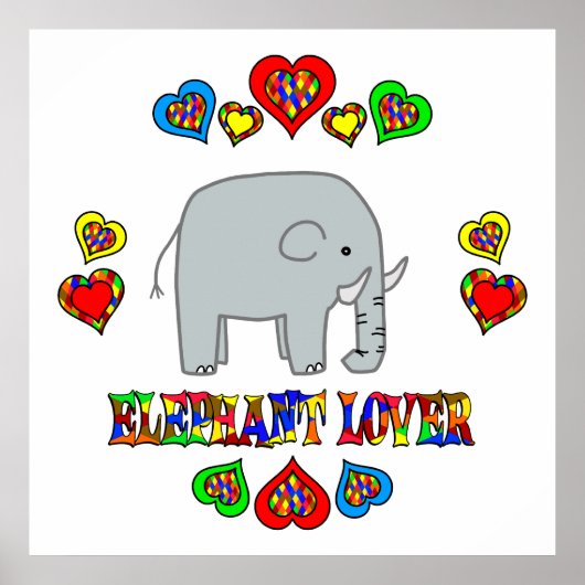 Elephant Lover Poster (Voorkant)