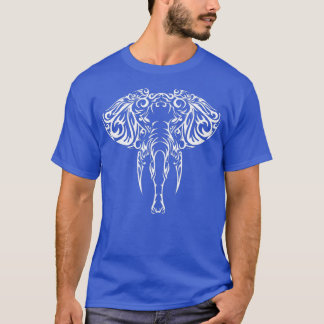 Elephant Lover Tribal Tattoo Love Elephants Polyne T-shirt