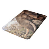 Elephant Lovers Art Badmat (Gekanteld)