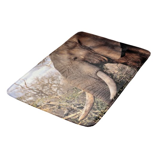Elephant Lovers Art Badmat (Gekanteld)