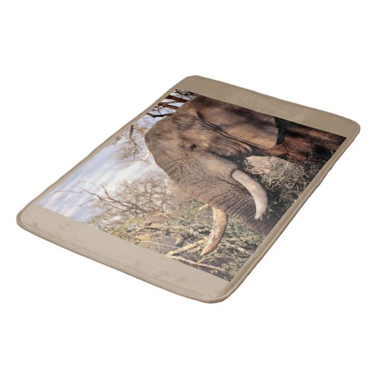 Elephant Lovers Art Badmat (Gekanteld)