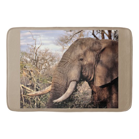 Elephant Lovers Art Badmat (Voorkant)