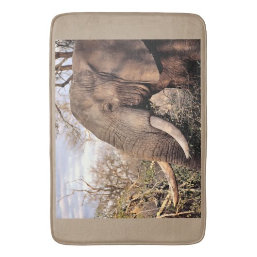 Elephant Lovers Art Badmat (Voorkant Verticaal)