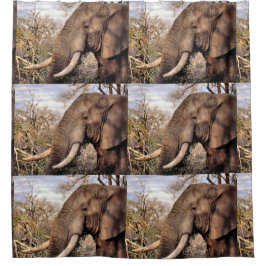 Elephant Lovers Art Douchegordijn