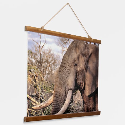 Elephant Lovers Art Hangend Wandkleed (Gebogen)