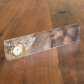 Elephant Lovers Art Naambordje (Zijkant)