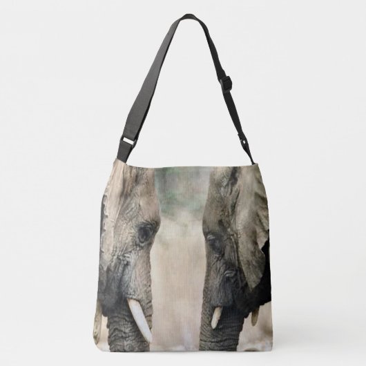 Elephant Lovers Crossbody Tas (Achterkant)