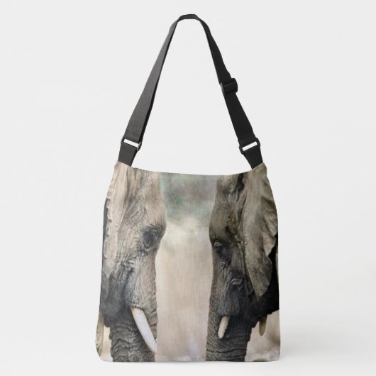 Elephant Lovers Crossbody Tas (Voorkant)