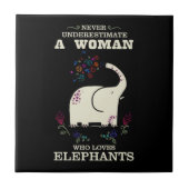 Elephant Lovers Tegeltje (Voorkant)