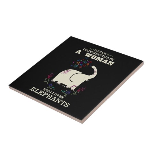 Elephant Lovers Tegeltje (Zijkant)