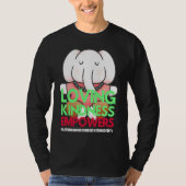 Elephant Loving Kindness Empowers Meditation Kindn T-shirt (Voorkant)