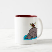 Elephant maaltijden Mok (Voorkant rechts)