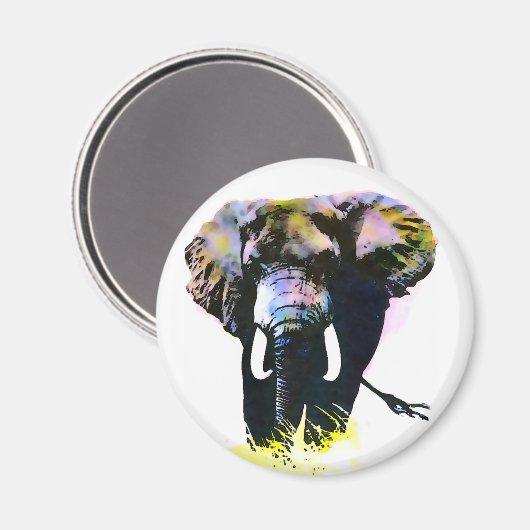 Elephant Magneet (Voorkant / Achterkant)