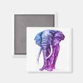 Elephant Magneet (Voorkant / Achterkant)