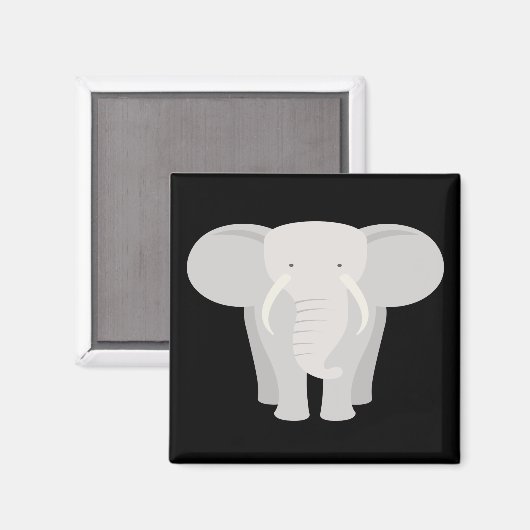 Elephant Magnet (Voorkant / Achterkant)