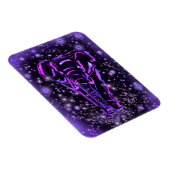 Elephant Magnet loopt op Sterrennacht Magneet (Rechterzijde)