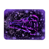 Elephant Magnet loopt op Sterrennacht Magneet (Horizontaal)