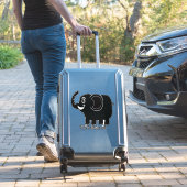 Elephant mailbox-sticker sticker (Koffer Insitu)