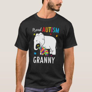 Elephant mam Autistic Children Proud Autisme Grann T-shirt
