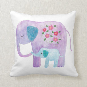 Elephant mam & baby Pillow Cute Elephant Cushion Kussen