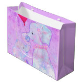 Elephant mama en Baby - Moederdag Groot Cadeauzakje (Voorkant Gekanteld)