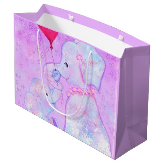Elephant mama en Baby - Moederdag Groot Cadeauzakje (Achterkant Gekanteld)