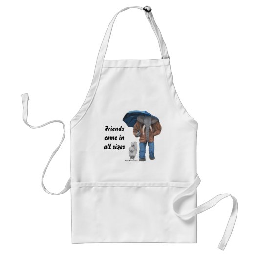 Elephant Man Walking Dogs Fantasy Art Schort (Voorkant)
