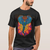 Elephant Mandala with a Mystical Lotus T-shirt (Voorkant)
