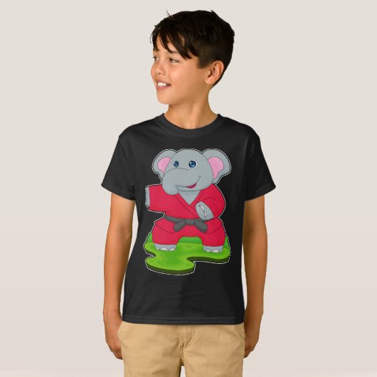 Elephant Martial Arts T-shirt (Voorkant volledig)