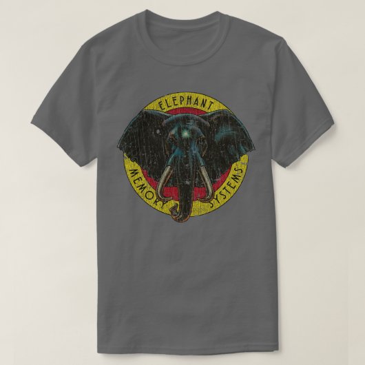 Elephant Memory Systems 1980 T-shirt (Design voorkant)