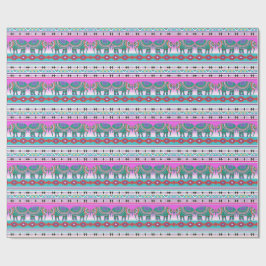 Elephant met Aztec Pattern Cadeaupapier