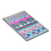 Elephant met Aztec Pattern Notitieboek (Rechterzijde)