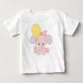 Elephant met ballon, Cute Elephant, Crown, sterren (Voorkant)